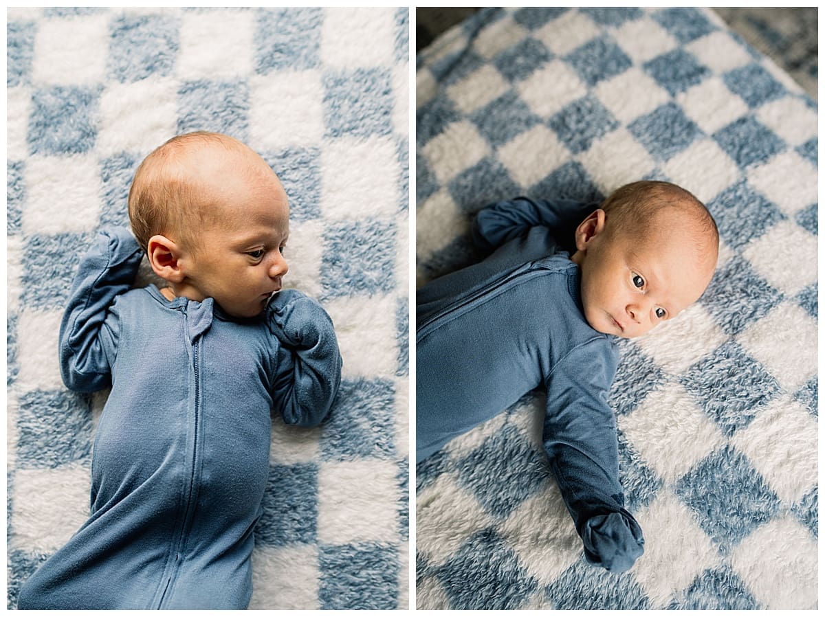 winnipeg newborn lifestyle in home photographer capturing a baby boy