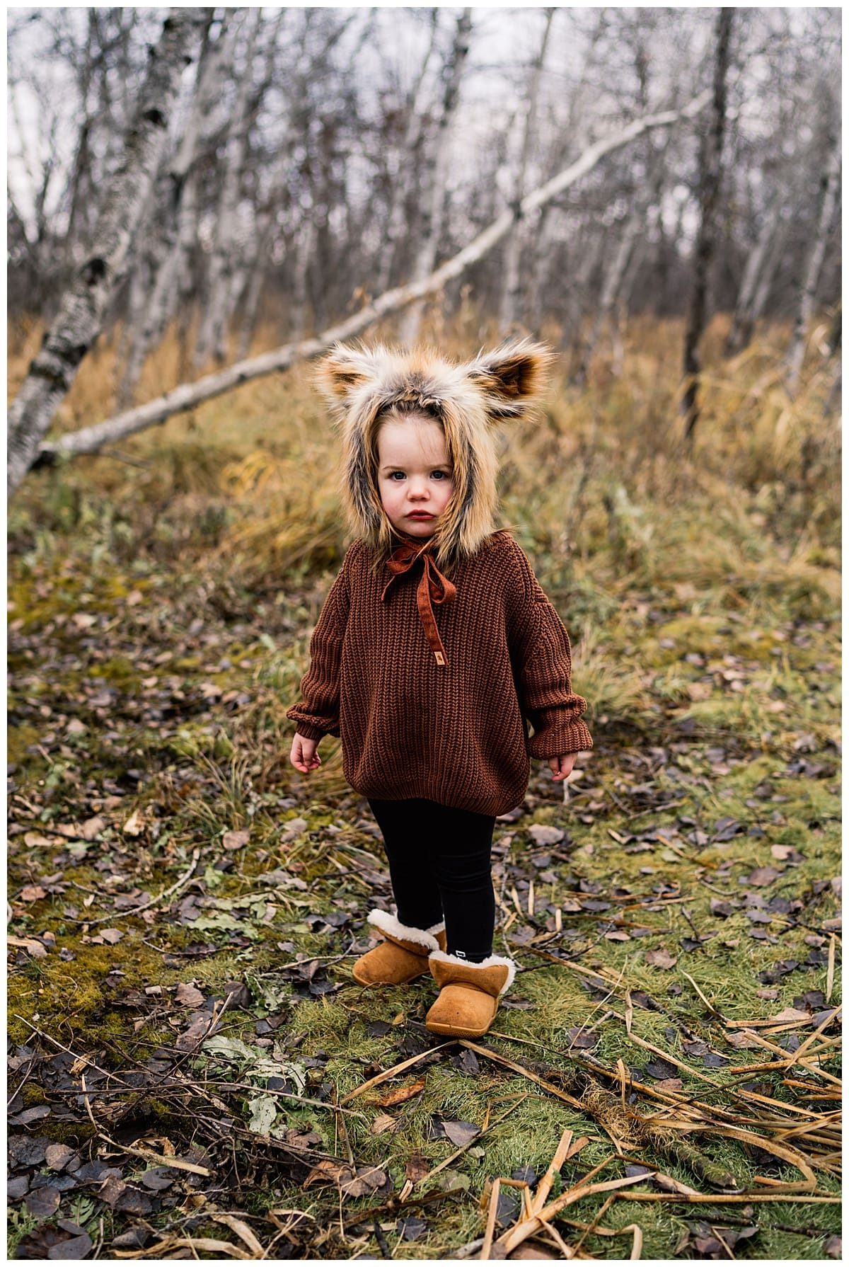winnipeg mini sessions at assiniboine forest with toddler