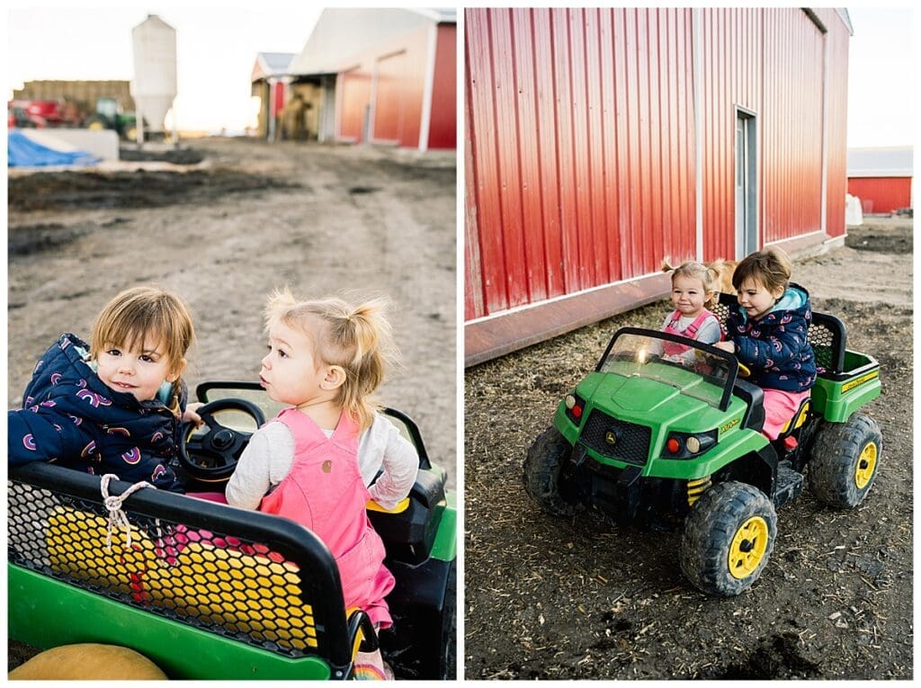 Lifestyle family photoshoot with cure family at their farm